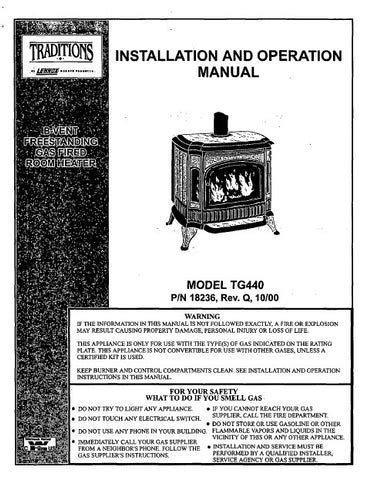 tg440 earth stove